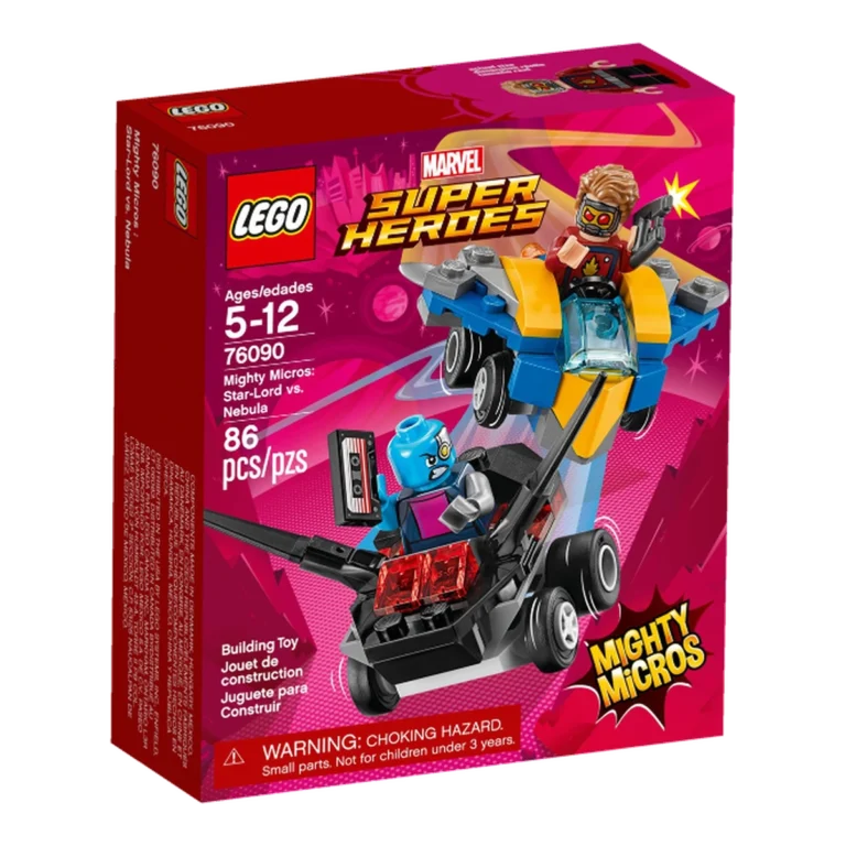 LEGO Mighty Micros: Star-Lord contro Nebula 76090 confezione