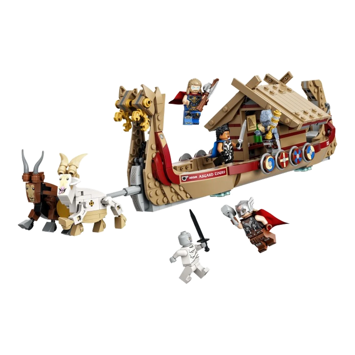 LEGO Drakkar di Thor 76208 modello montato