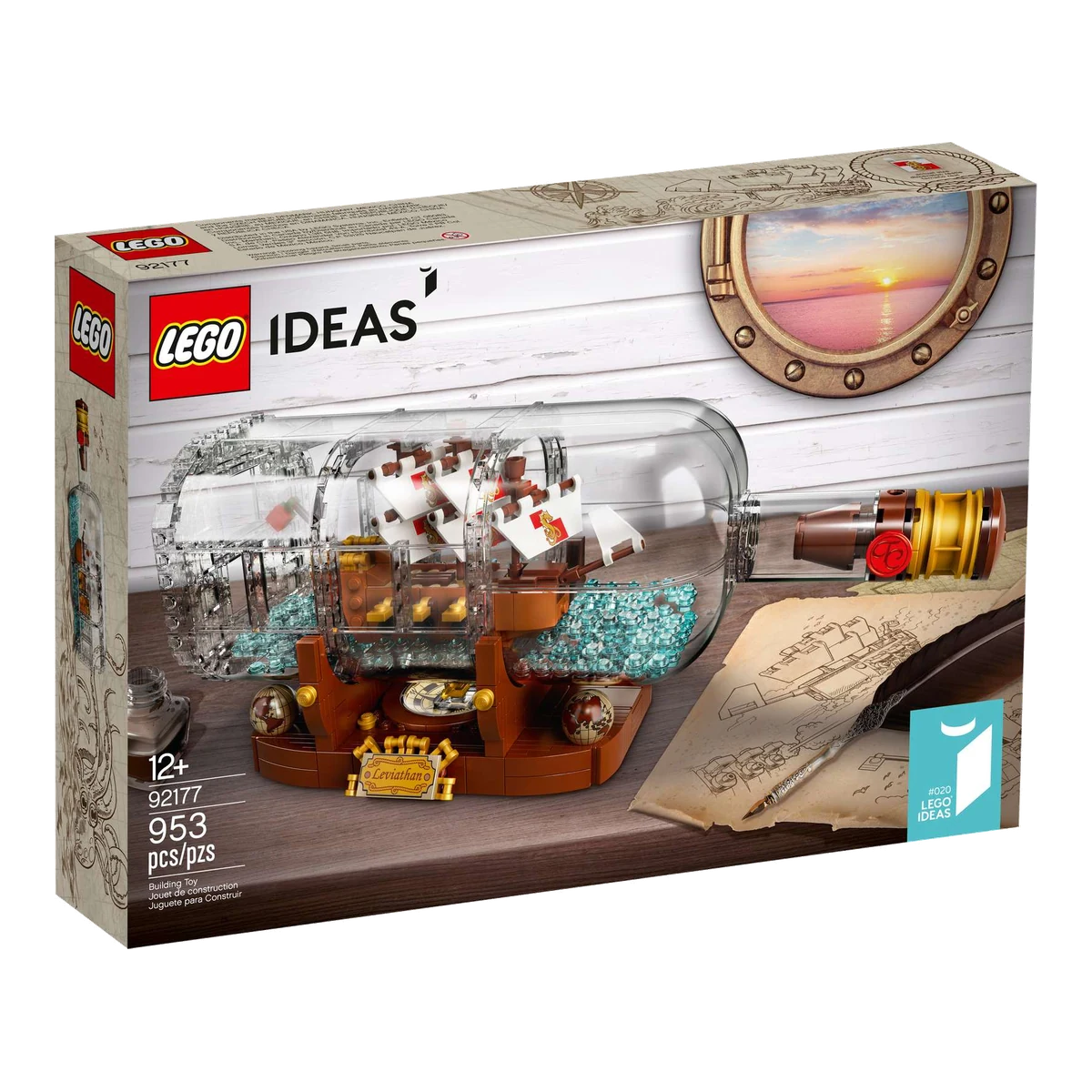 LEGO Nave in bottiglia 92177 confezione