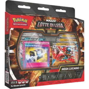 Megaevoluzione – Mazzo Lotte di Lega Mega Lucario-ex – Carte Pokémon Levante Bari