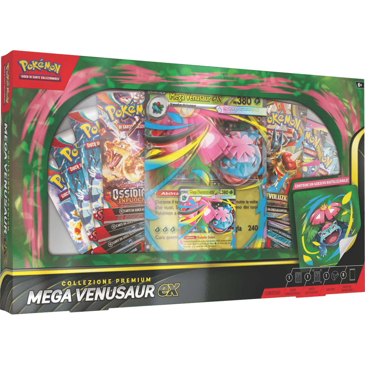 Megaevoluzione – Collezione Premium Mega Venusaur-ex – Carte Pokémon Levante Bari