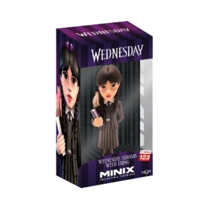 MINIX Wednesday Addams con Thing – Action Figure Serie TV