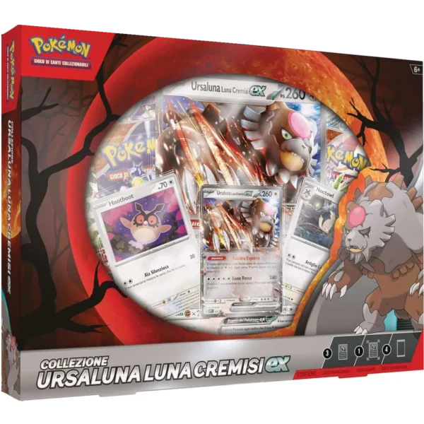 Pokémon Crepuscolo Mascherato Collezione Ursaluna Luna Cremisi-ex GCC italiano