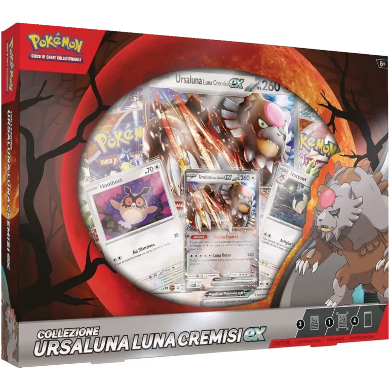 Pokémon Crepuscolo Mascherato Collezione Ursaluna Luna Cremisi-ex GCC italiano