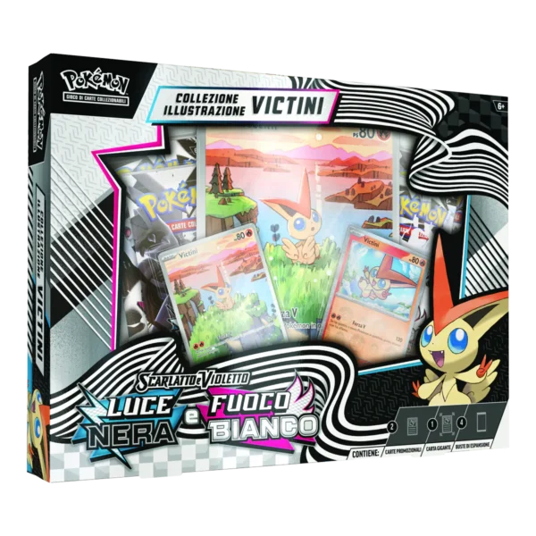 Pokémon Luce Nera e Fuoco Bianco – Collezione Illustrazione Speciale Victini - Unima GCC Pokémon italiano
