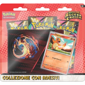 Collezione con Adesivi Charmander Ascesa Eroica – Carte Pokémon Levante Bari