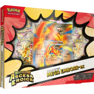 Collezione Mega Emboar-ex Ascesa Eroica – Carte Pokémon Levante Bari