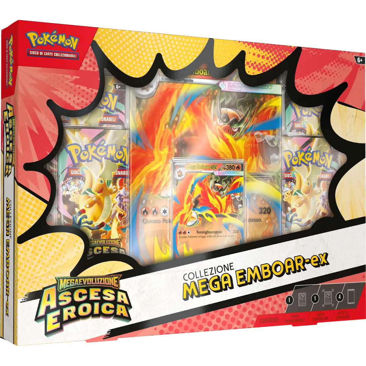 Collezione Mega Emboar-ex Ascesa Eroica – Carte Pokémon Levante Bari