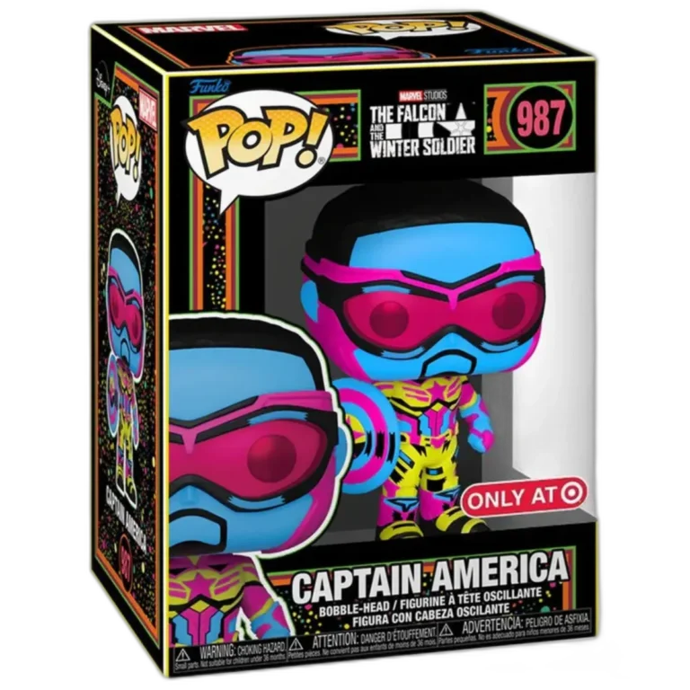 Funko POP! Captain America Black Light n. 987