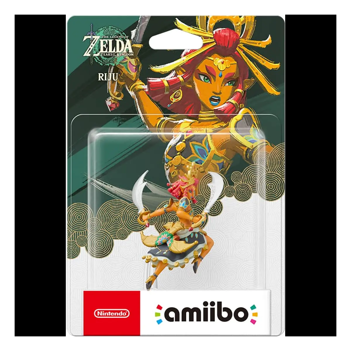 Amiibo Riju Tears of the Kingdom - packshot ufficiale della confezione
