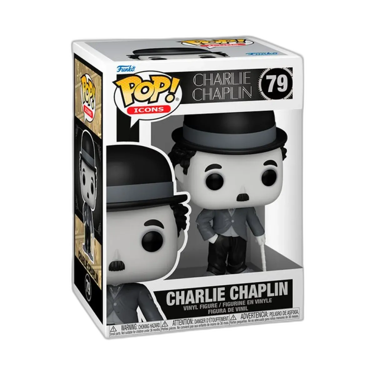Funko POP! Icons Charlie Chaplin n. 79