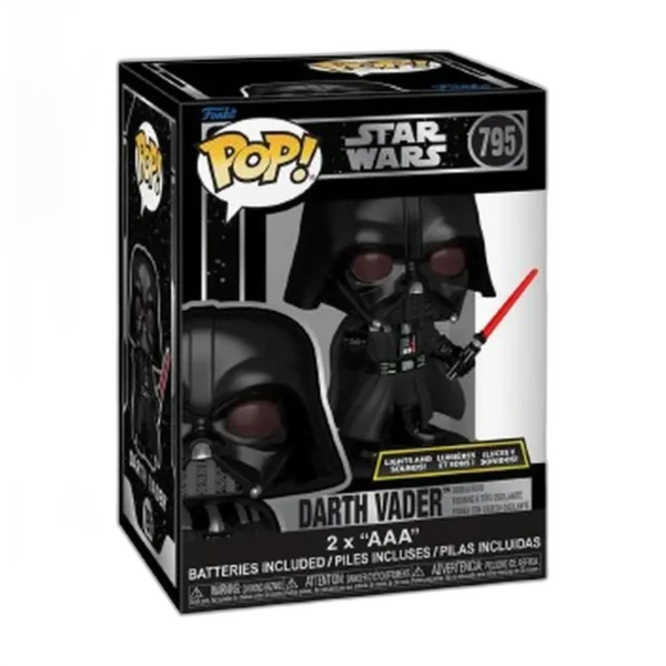 Funko POP! Star Wars Lights & Sound Darth Vader Bobble n. 795