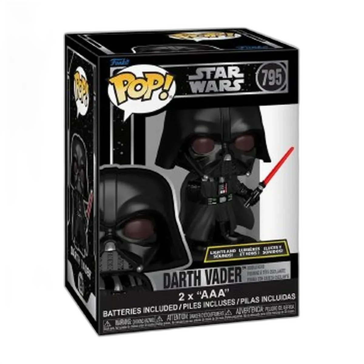 Funko POP! Star Wars Lights & Sound Darth Vader Bobble n. 795