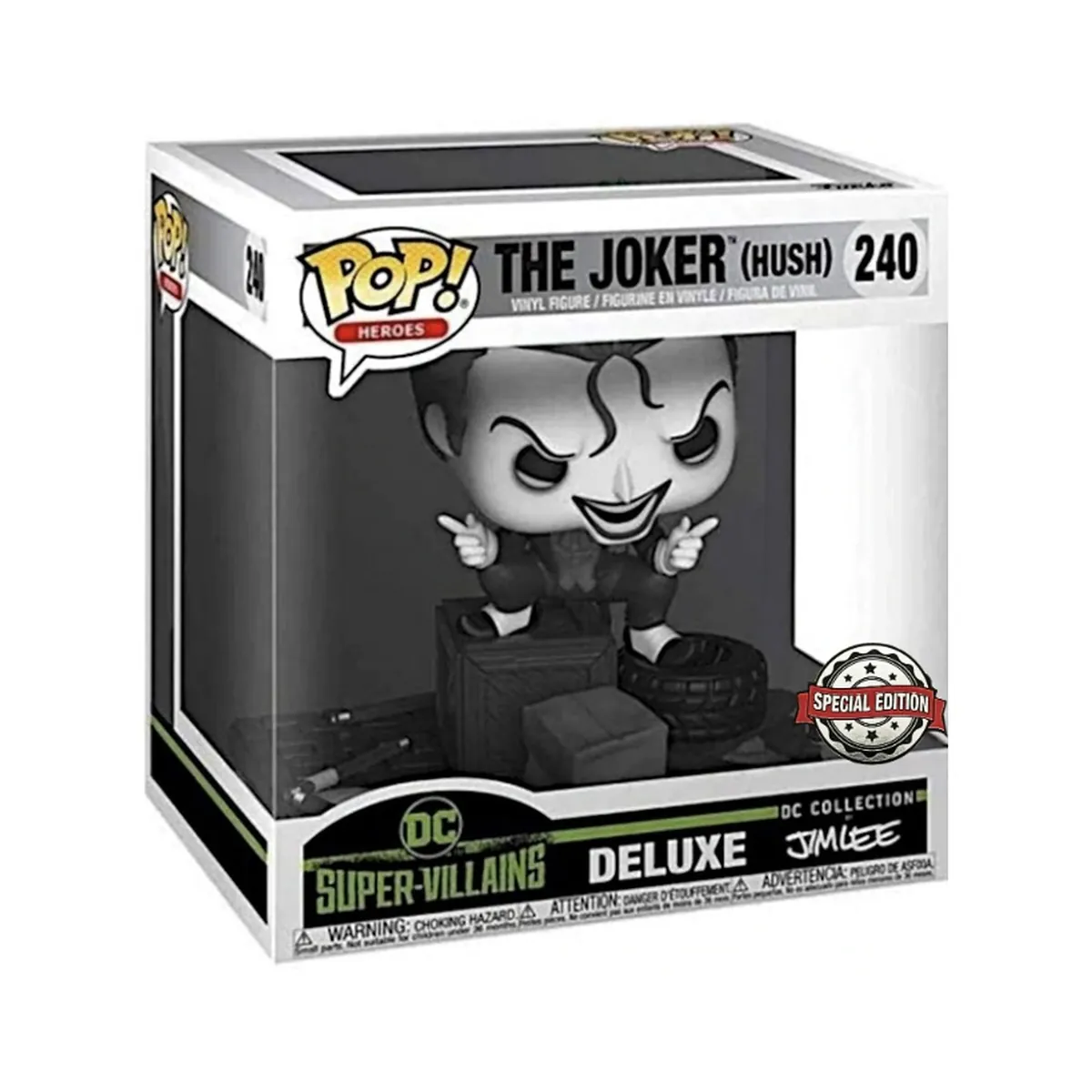 Funko POP! Joker Hush Black & White 240 - packshot confezione