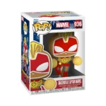 Funko POP! Gingerbread Captain Marvel 936 - packshot confezione