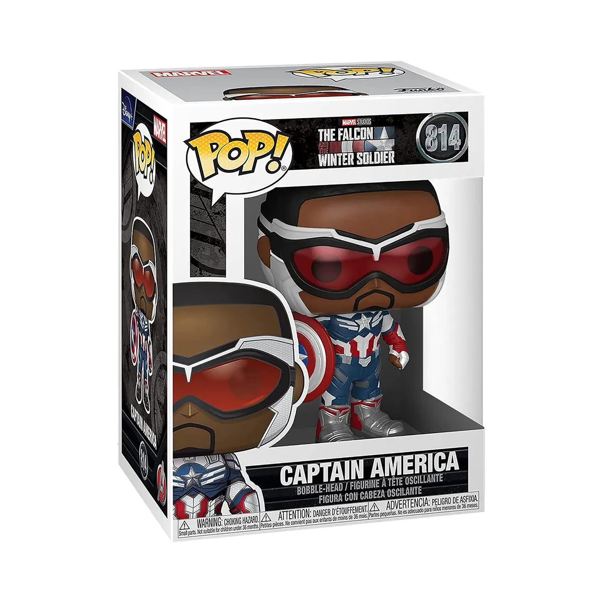 Funko POP! Captain America Sam Wilson 814 - packshot confezione