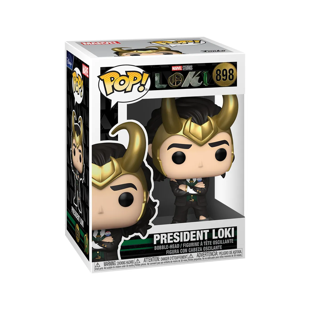 Funko POP! Loki President Loki 898 - packshot confezione