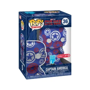 Funko POP! Captain America Art Series 36 - packshot confezione
