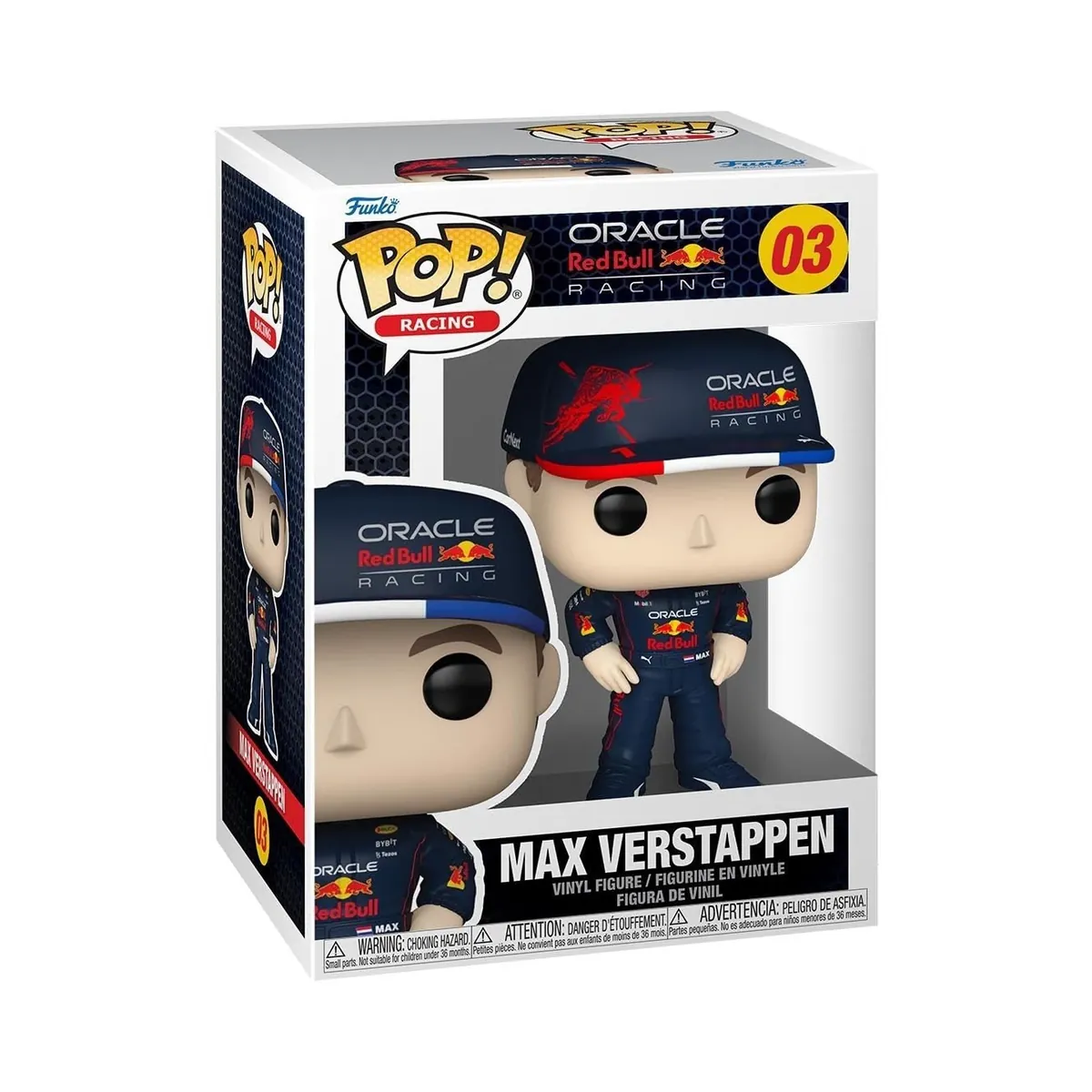 Funko POP! Max Verstappen Red Bull Racing 3 - packshot confezione