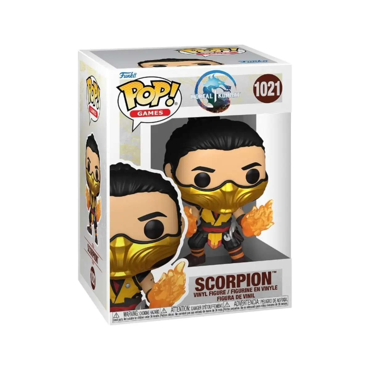 Packshot Funko POP! Mortal Kombat 1 Scorpion n. 1021