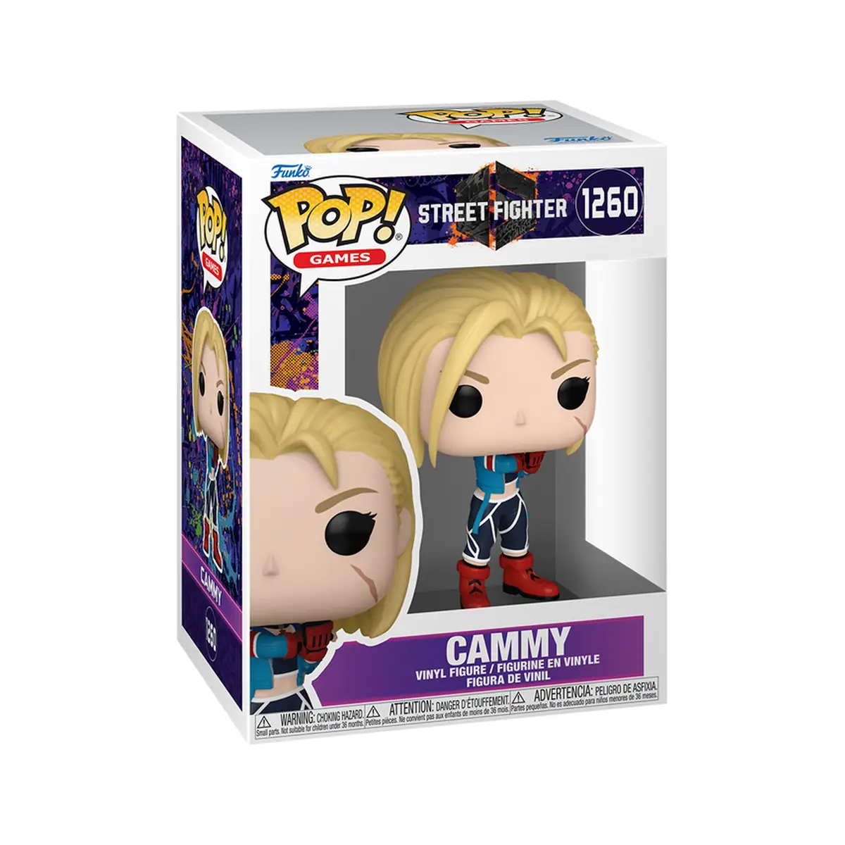 Packshot Funko POP! Street Fighter Cammy n. 1260