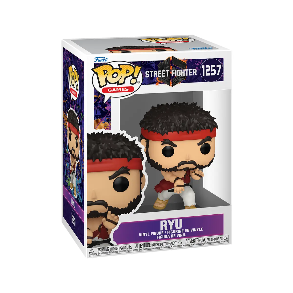Packshot Funko POP! Street Fighter Ryu n. 1257