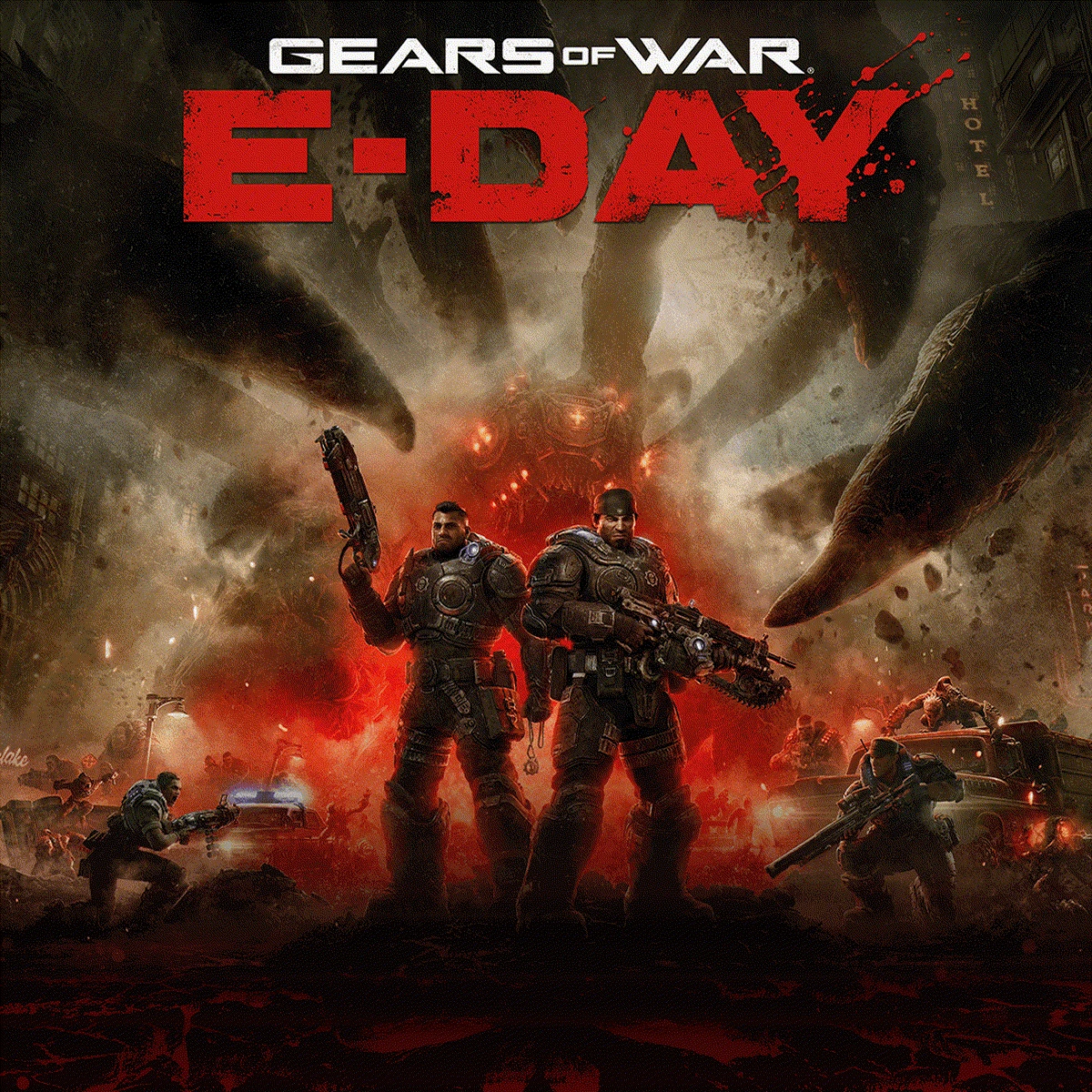Gears of War E-Day, banner quadrato ufficiale