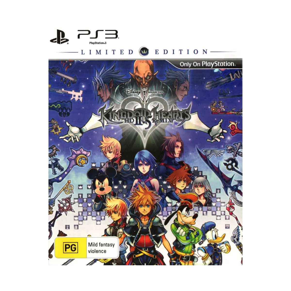 Kingdom Hearts HD 2.5 ReMIX Limited Edition PS3 packshot