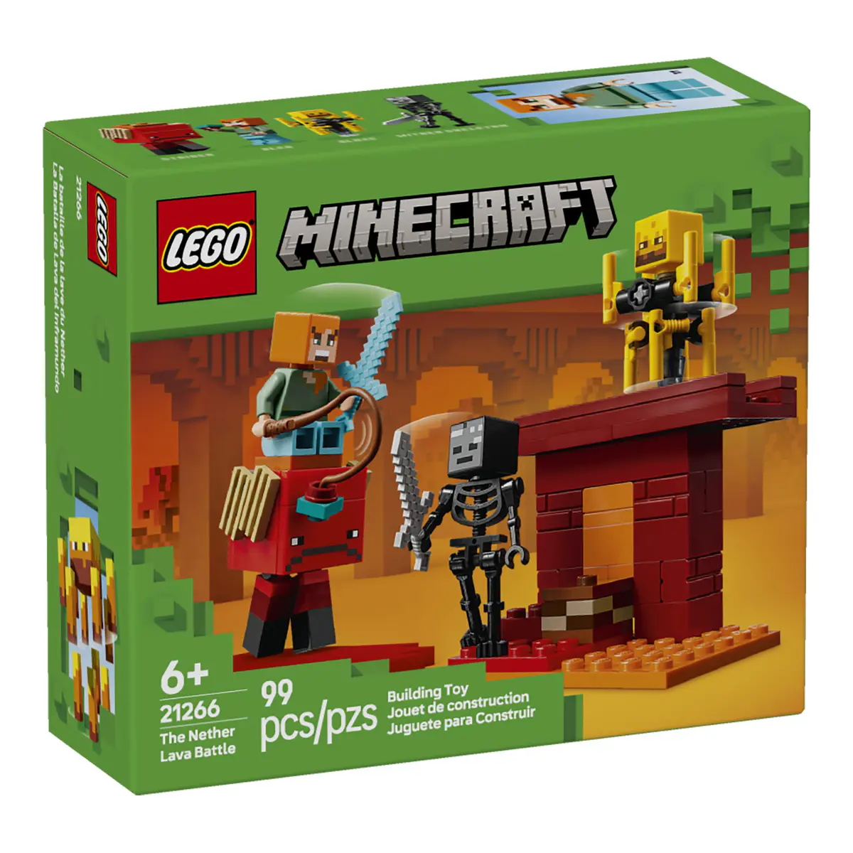 LEGO Minecraft Battaglia sul ponte del Nether 21266 confezione