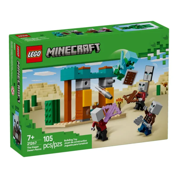LEGO Minecraft Pattuglia nel deserto della bestia 21267 confezione