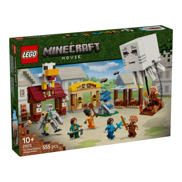LEGO Minecraft Attacco al villaggio del Ghast-pallone 21273 confezione