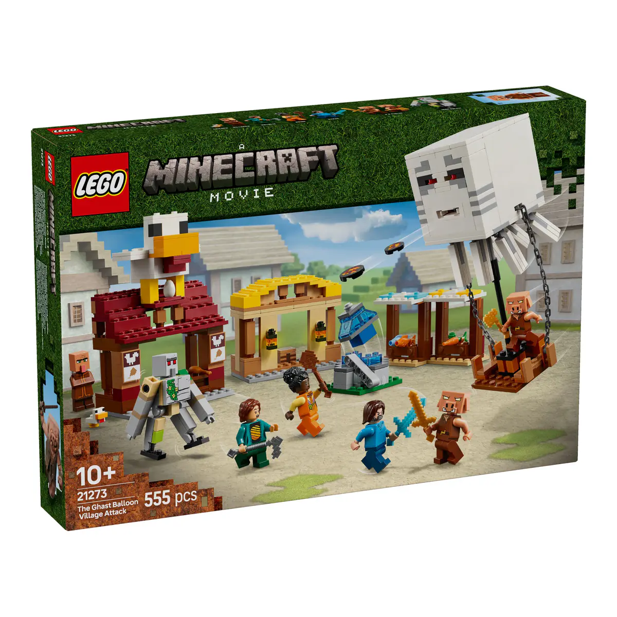 LEGO Minecraft Attacco al villaggio del Ghast-pallone 21273 confezione