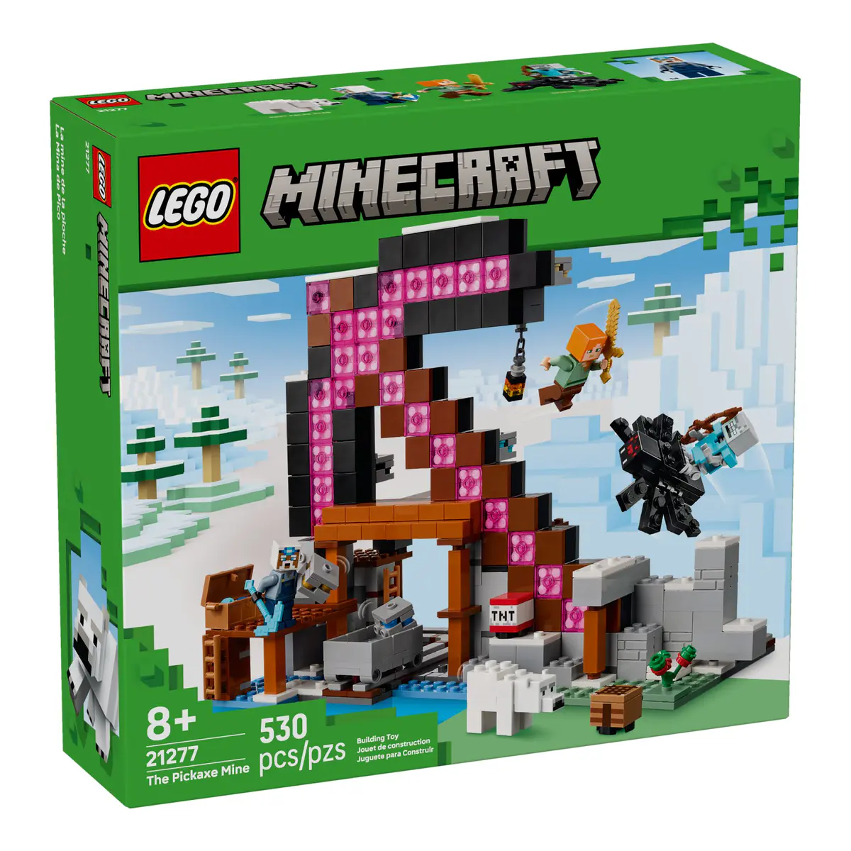 LEGO Minecraft La miniera delle piccozze 21277 confezione