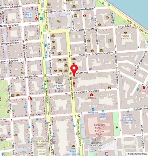 Mappa: Levante Computer, Via Nicola De Giosa 42, Bari