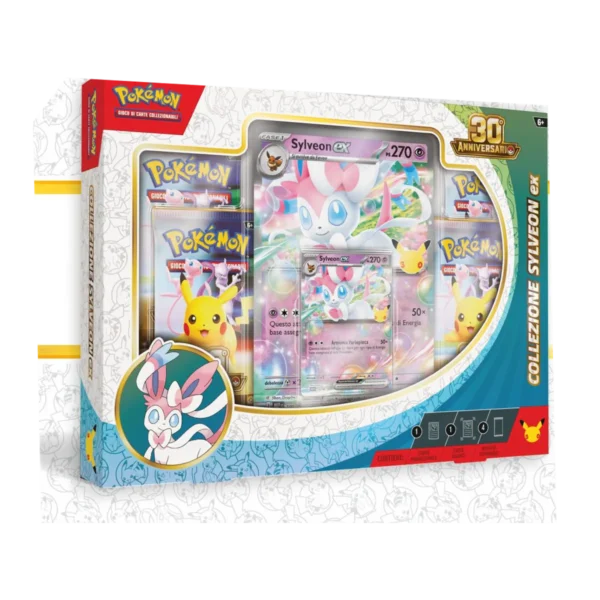 Pokémon 30° Anniversario Collezione Greninja-ex e Sylveon-ex GCC italiano