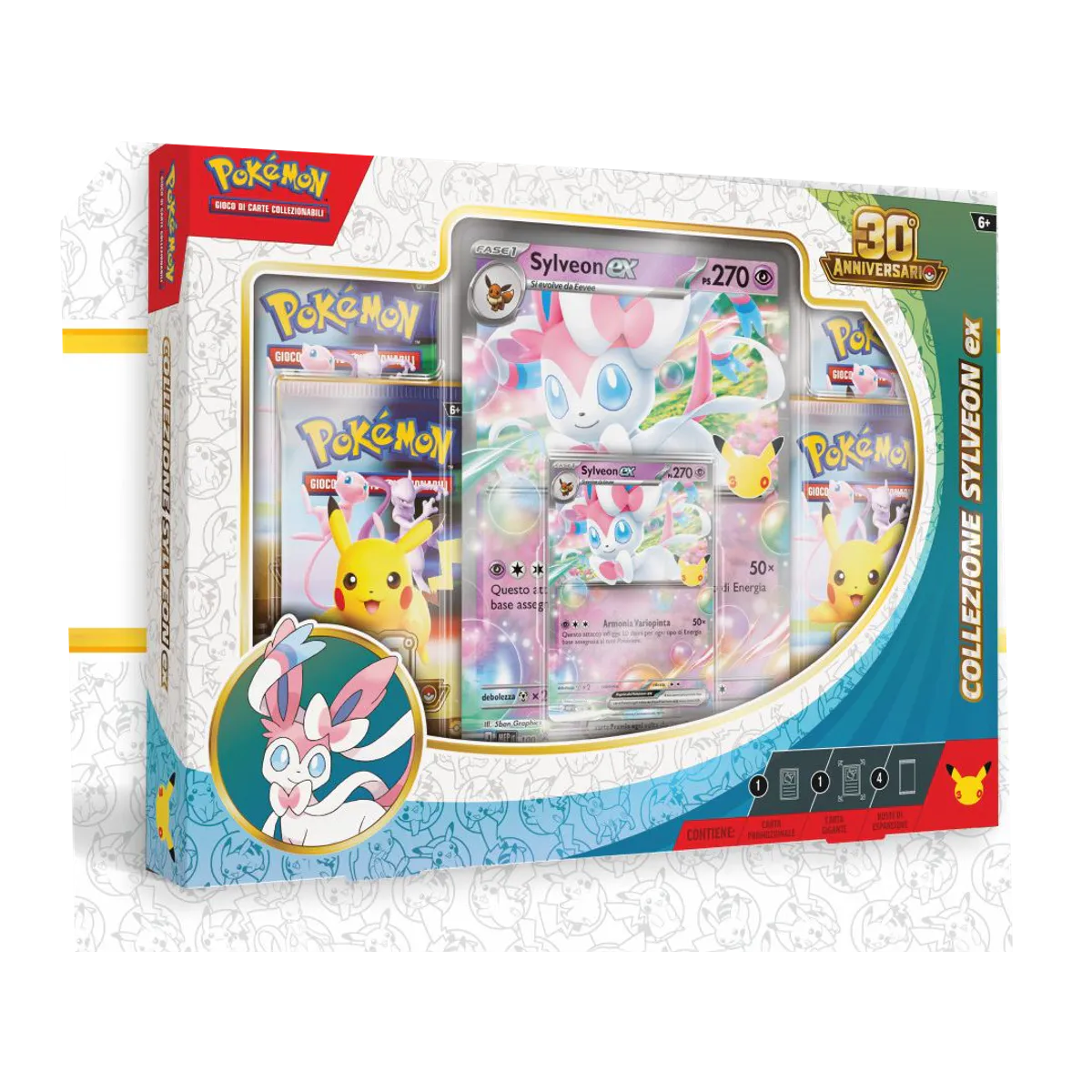 Pokémon 30° Anniversario Collezione Greninja-ex e Sylveon-ex GCC italiano