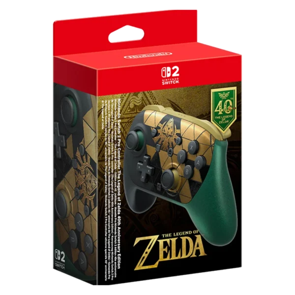 Nintendo Switch 2 Pro Controller The Legend of Zelda 40° Anniversario - packshot