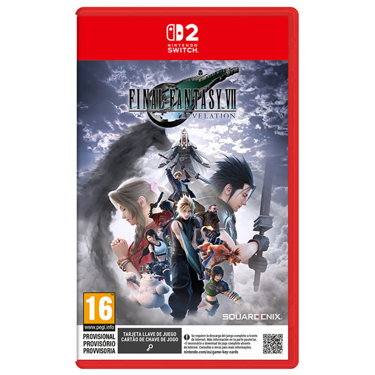 Final Fantasy VII Revelation Magic Card Edition Nintendo Switch 2 - packshot provvisorio della confezione