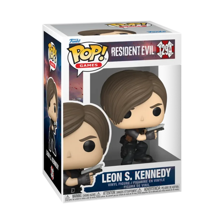 Packshot Funko POP! Resident Evil Leon S. Kennedy 1294