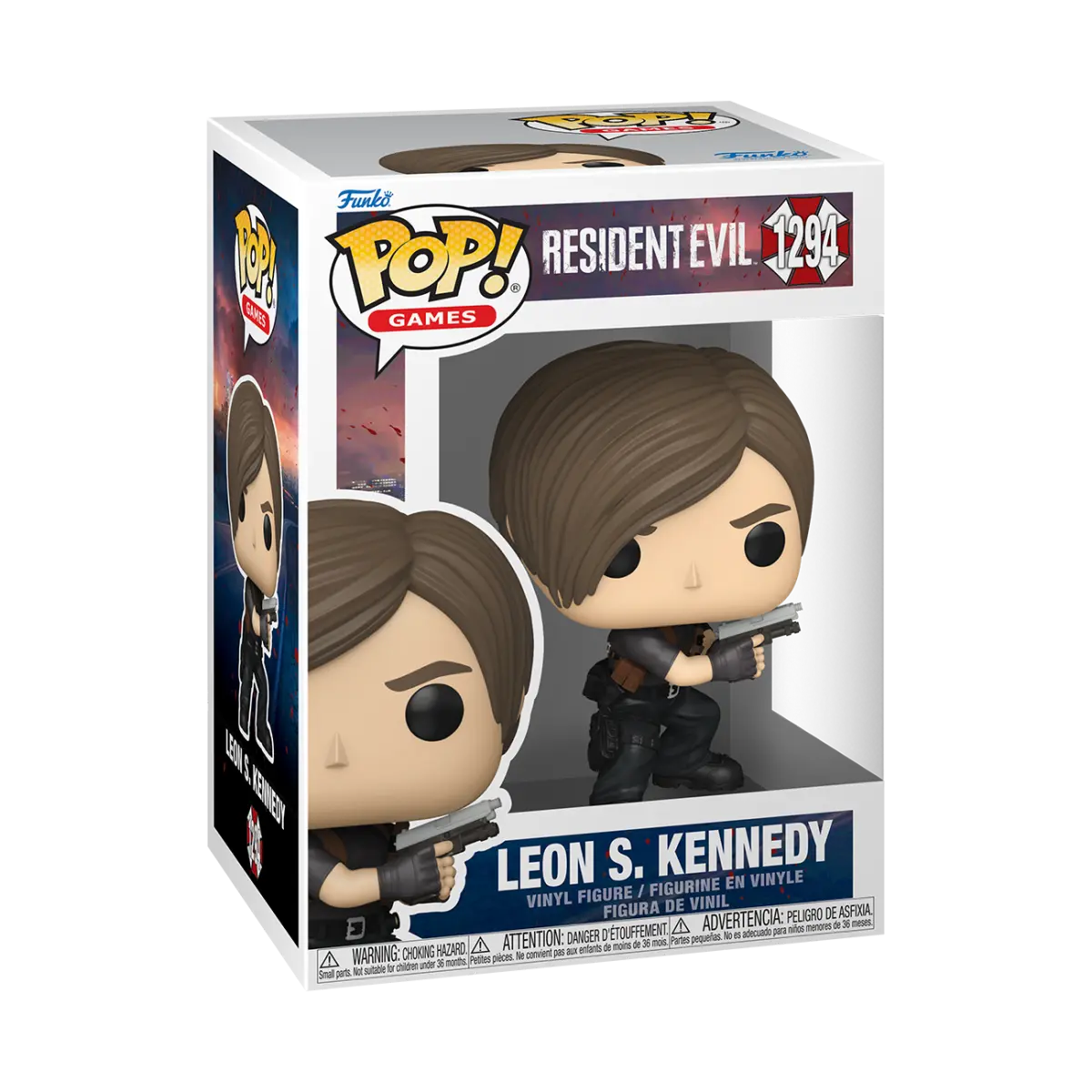 Packshot Funko POP! Resident Evil Leon S. Kennedy 1294