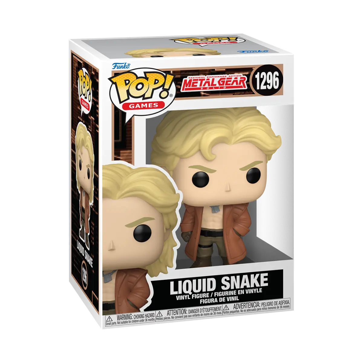 Packshot Funko POP! Metal Gear Solid Liquid Snake 1296