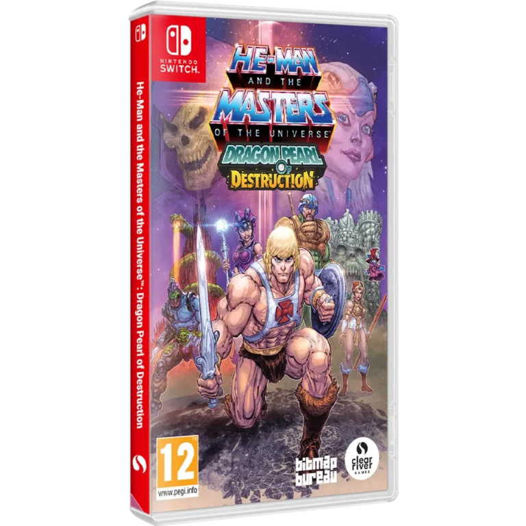 He-Man Dragon Pearl of Destruction Switch - packshot ufficiale PEGI 12