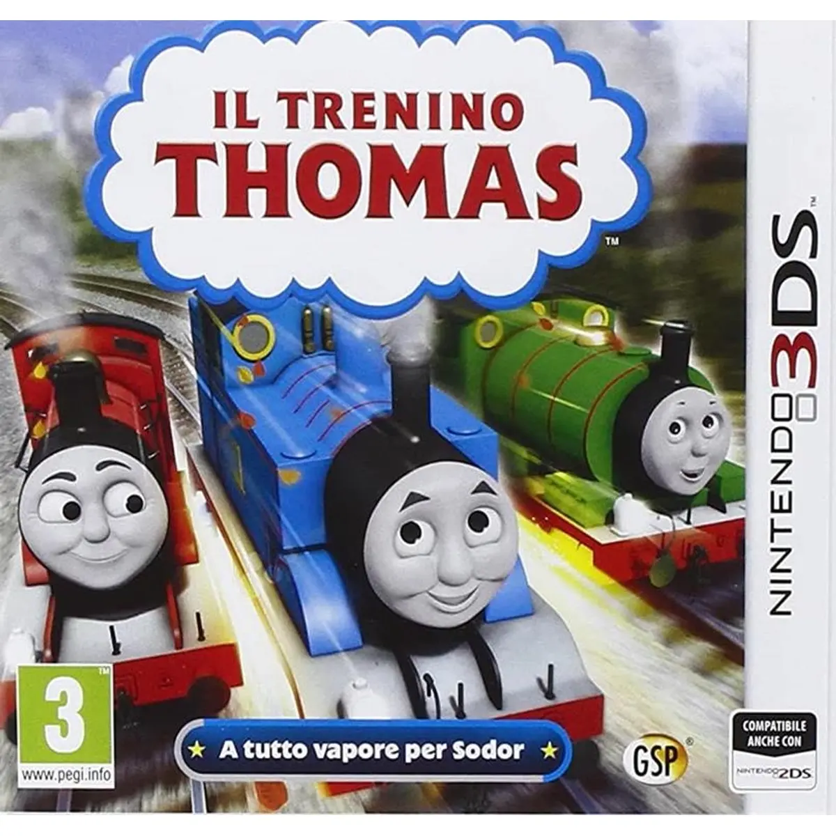 Il Trenino Thomas Nintendo 3DS — confezione del gioco