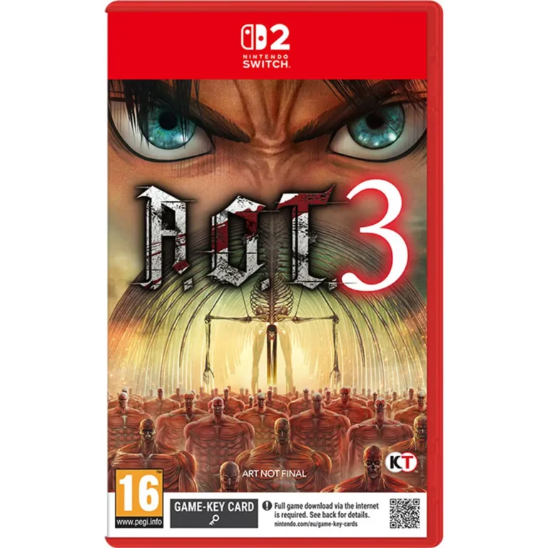 A.O.T. 3 Attack on Titan 3 Nintendo Switch 2 – confezione