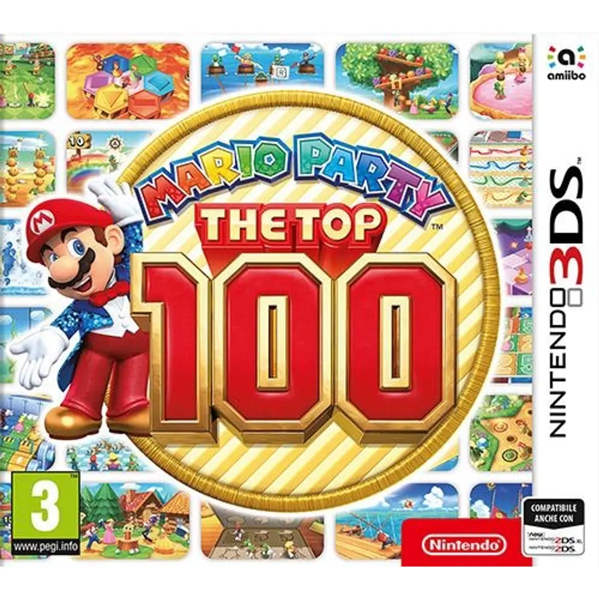 Mario Party The Top 100 Nintendo 3DS — confezione del gioco