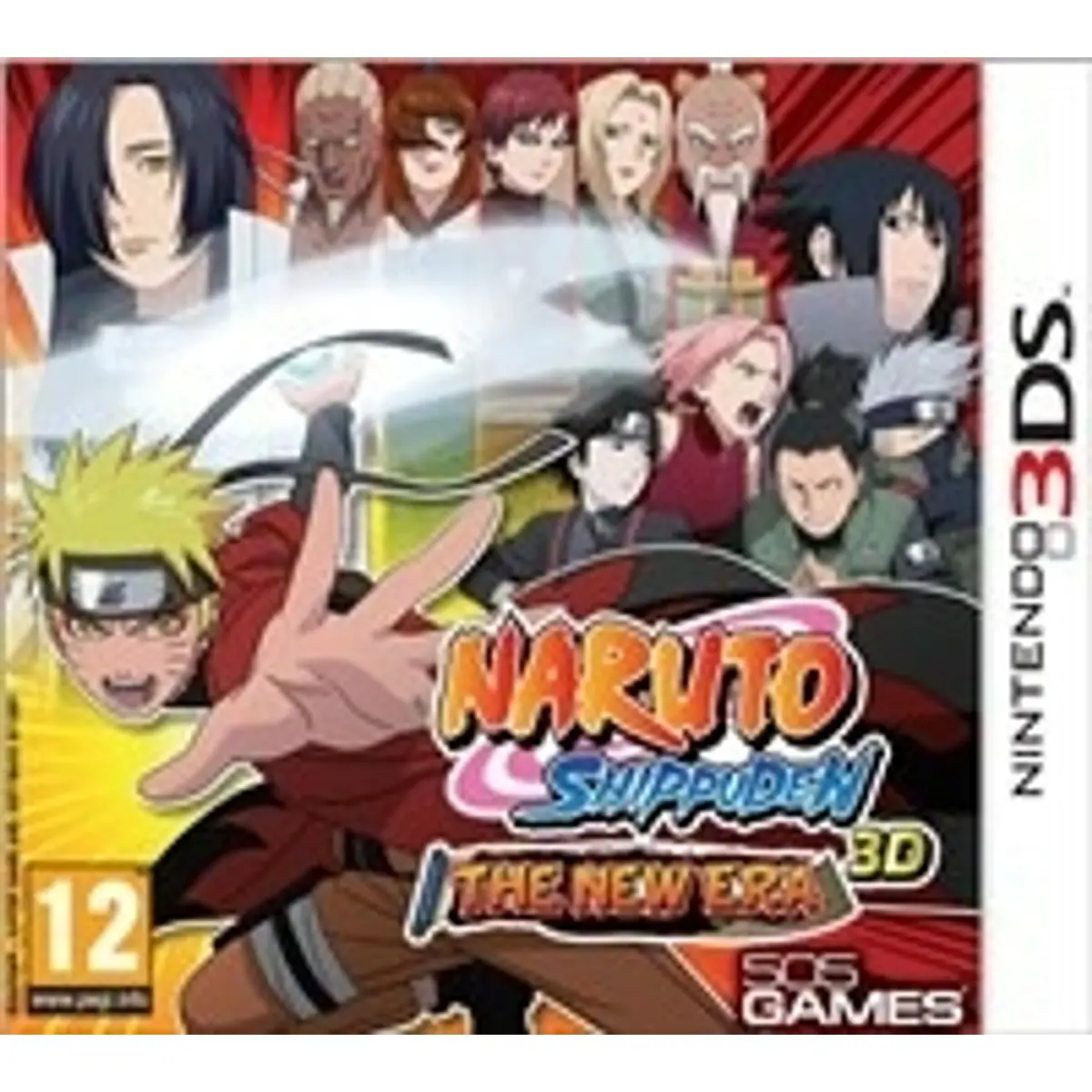 Naruto Shippuden 3D The New Era Nintendo 3DS — confezione del gioco