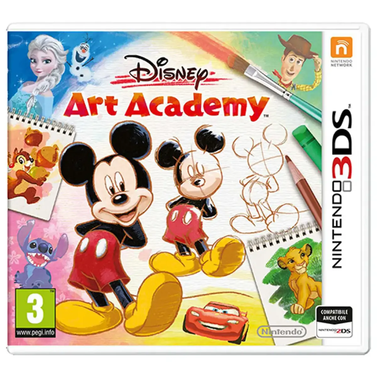 Disney Art Academy Nintendo 3DS — confezione del gioco