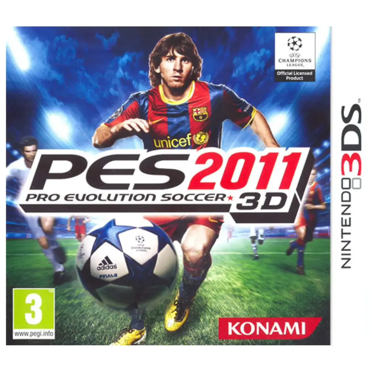 PES 2011 3D Nintendo 3DS — confezione del gioco