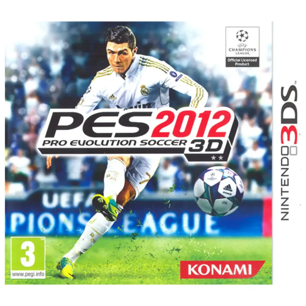 PES 2012 Nintendo 3DS — confezione del gioco
