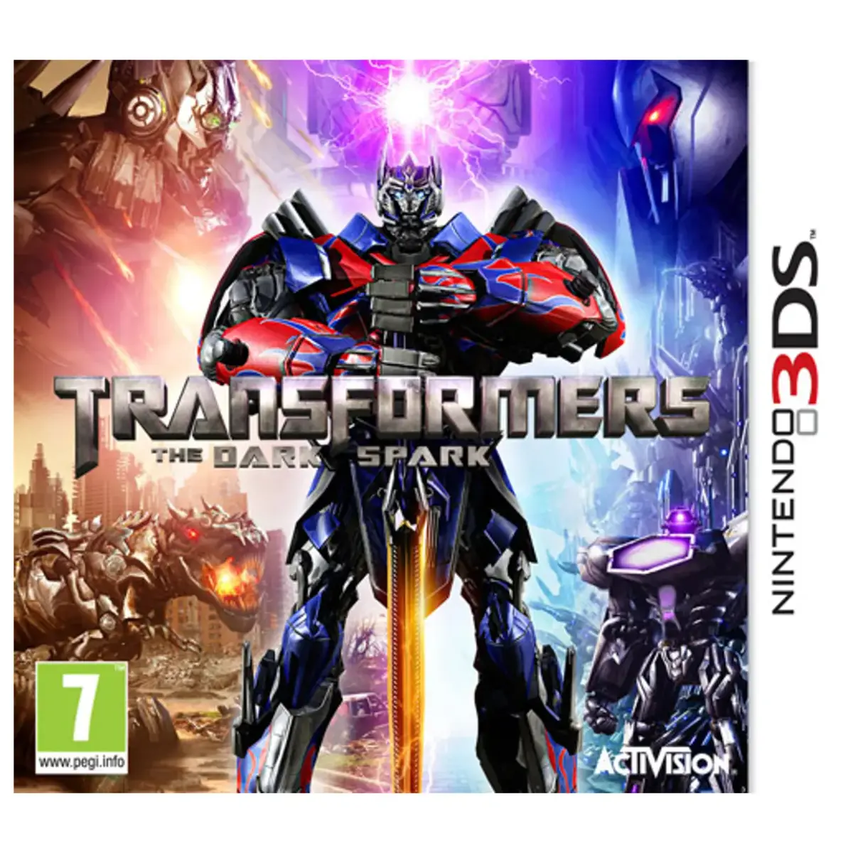 Transformers Rise of the Dark Spark Nintendo 3DS — confezione del gioco
